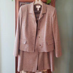 TALBOT'S WOMAN'S SIZE 4 SKIRT AND JACKET ENSEMBLE-FULLY LINED